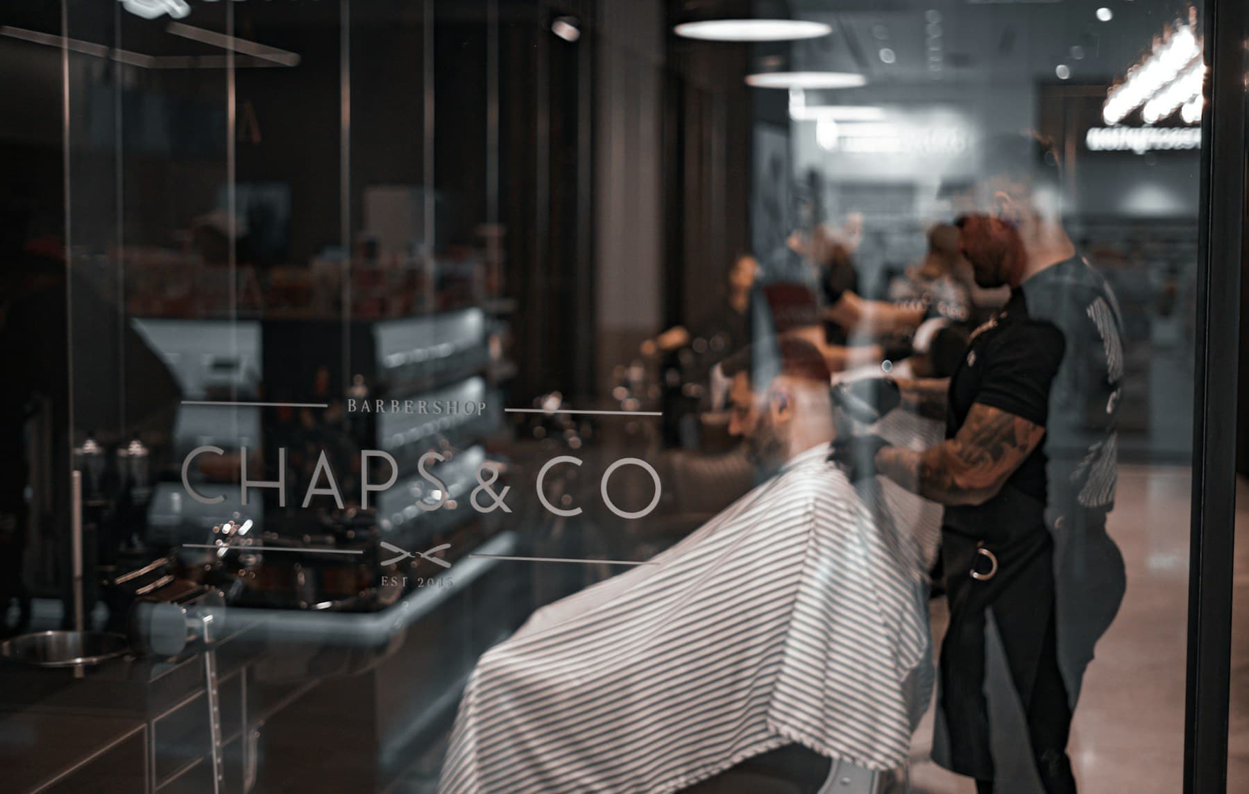 Interior barbershop